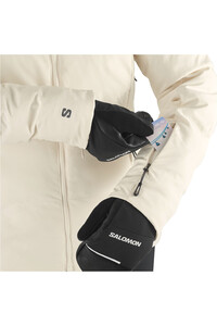 Salomon chaqueta esquí mujer S/MAX BLANCO 06