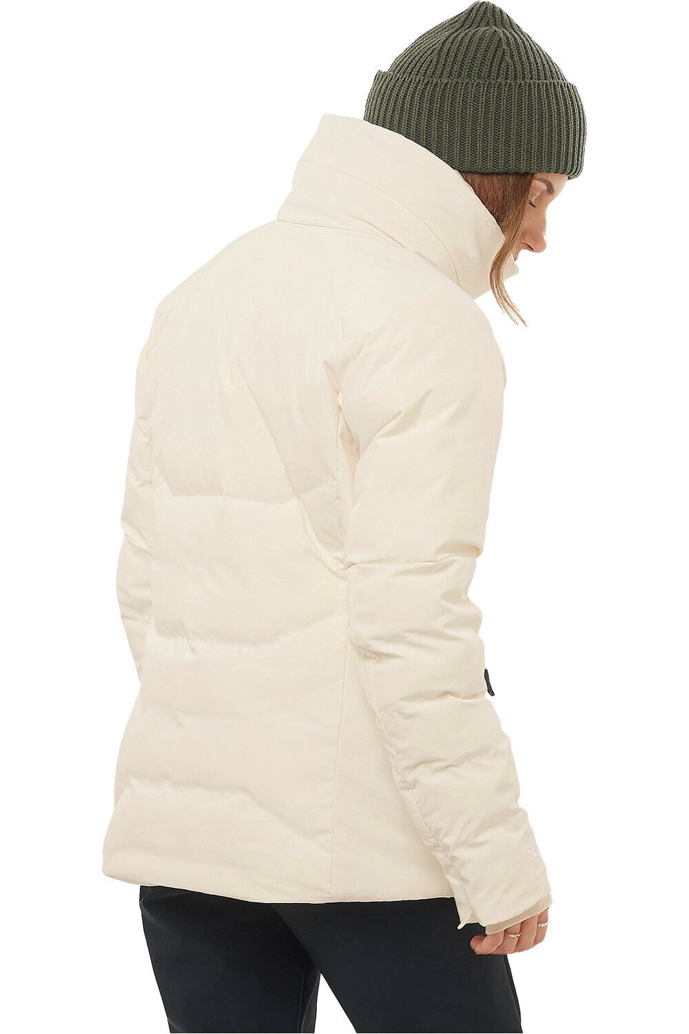 Salomon chaqueta esquí mujer S/MAX BLANCO vista trasera