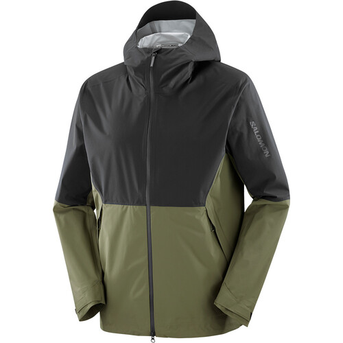 Salomon chaqueta impermeable hombre OUTERPATH 2.5L VERDE