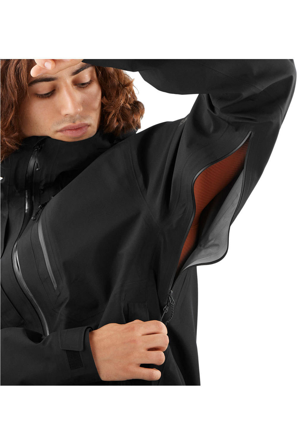 Salomon chaqueta impermeable hombre OUTLINE 3L GORE-TEX NEGRO 04