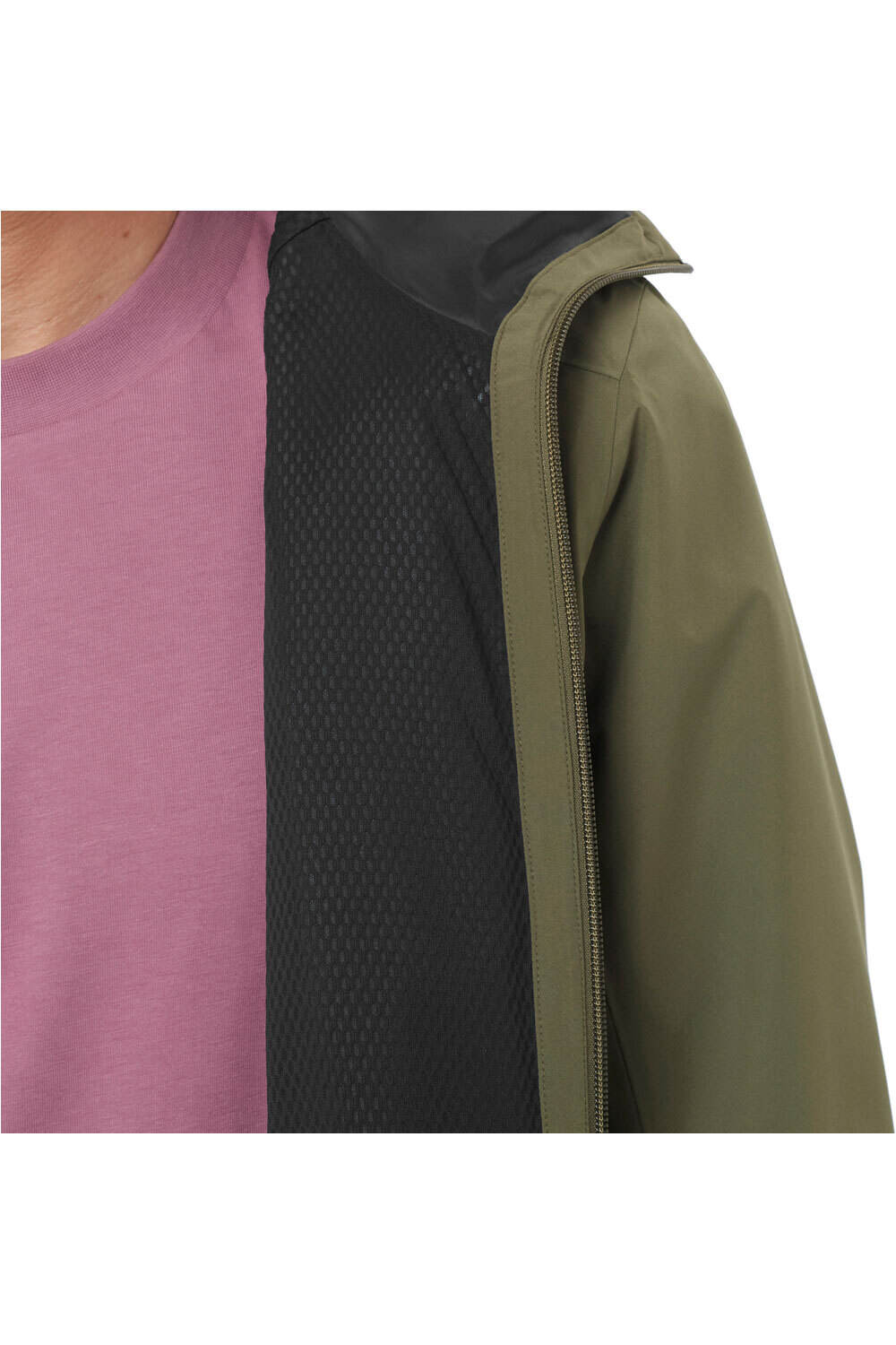 Salomon chaqueta impermeable hombre OUTSCAPE 2L VERDE 05