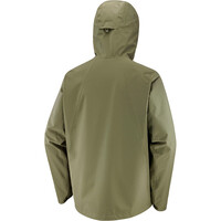 Salomon chaqueta impermeable hombre OUTSCAPE 2L VERDE 07