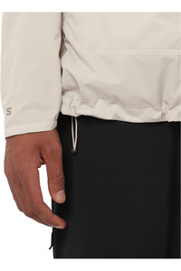 Salomon chaqueta impermeable hombre OUTWIND BLANCO 03