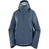 Salomon chaqueta impermeable mujer OUTERPATH 2.5L AZUL 04