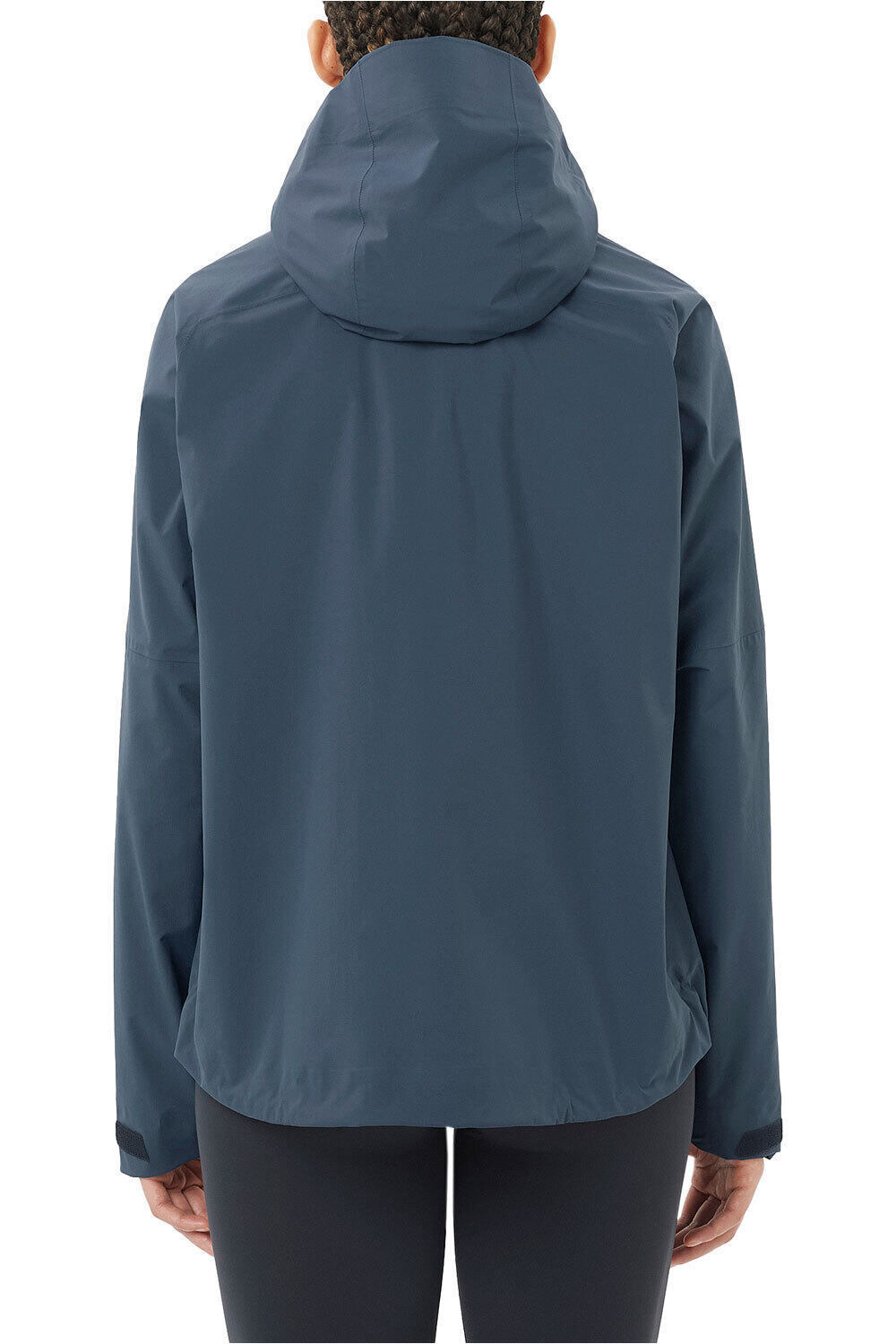 Salomon chaqueta impermeable mujer OUTERPATH 2.5L AZUL vista trasera