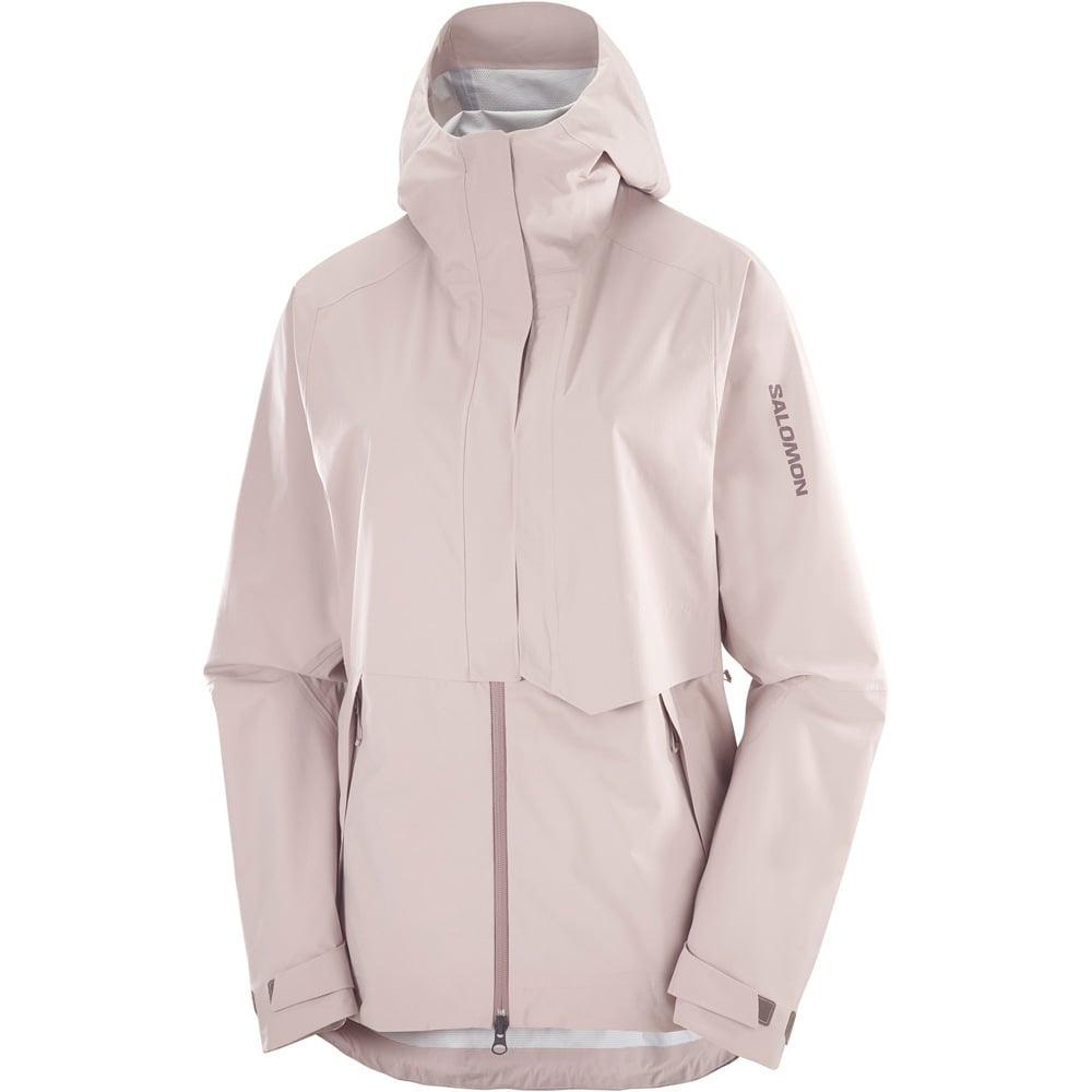 Salomon chaqueta impermeable mujer OUTERPATH PRO 2.5L MARRON 06