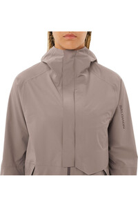 Salomon chaqueta impermeable mujer OUTERPATH PRO 2.5L NEGRO 05