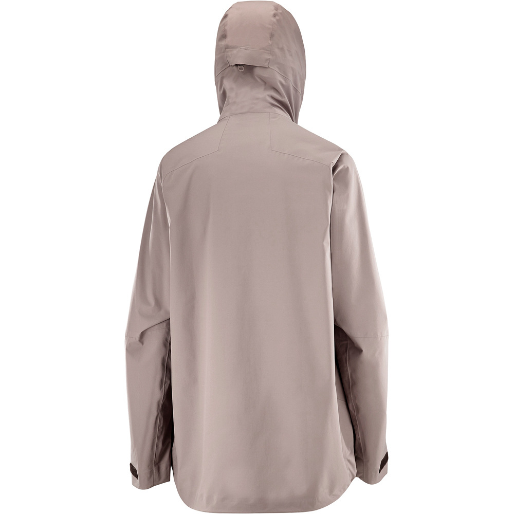 Salomon chaqueta impermeable mujer OUTERPATH PRO 2.5L NEGRO 08
