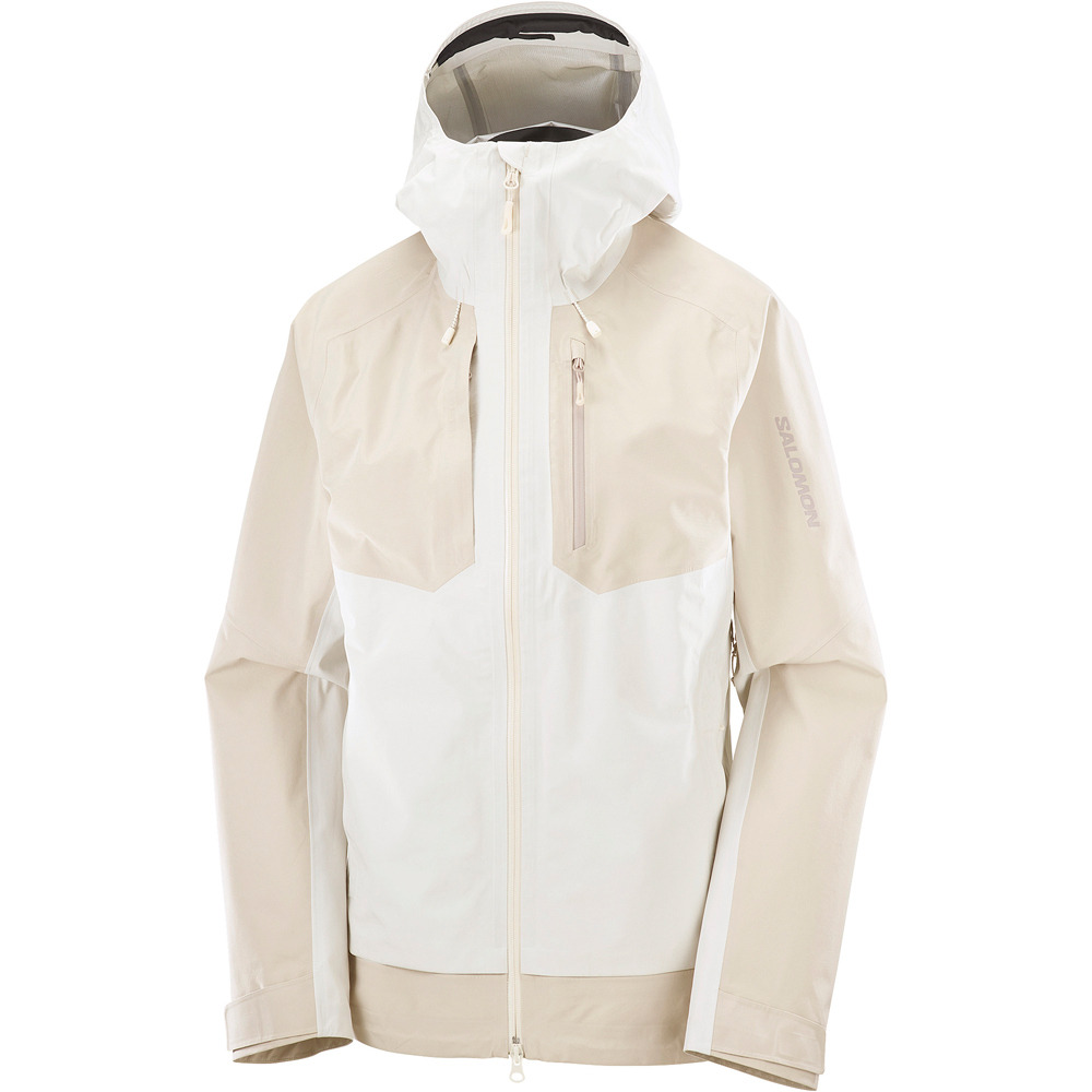 Salomon chaqueta impermeable mujer OUTLINE 3L GORE-TEX BLANCO 06