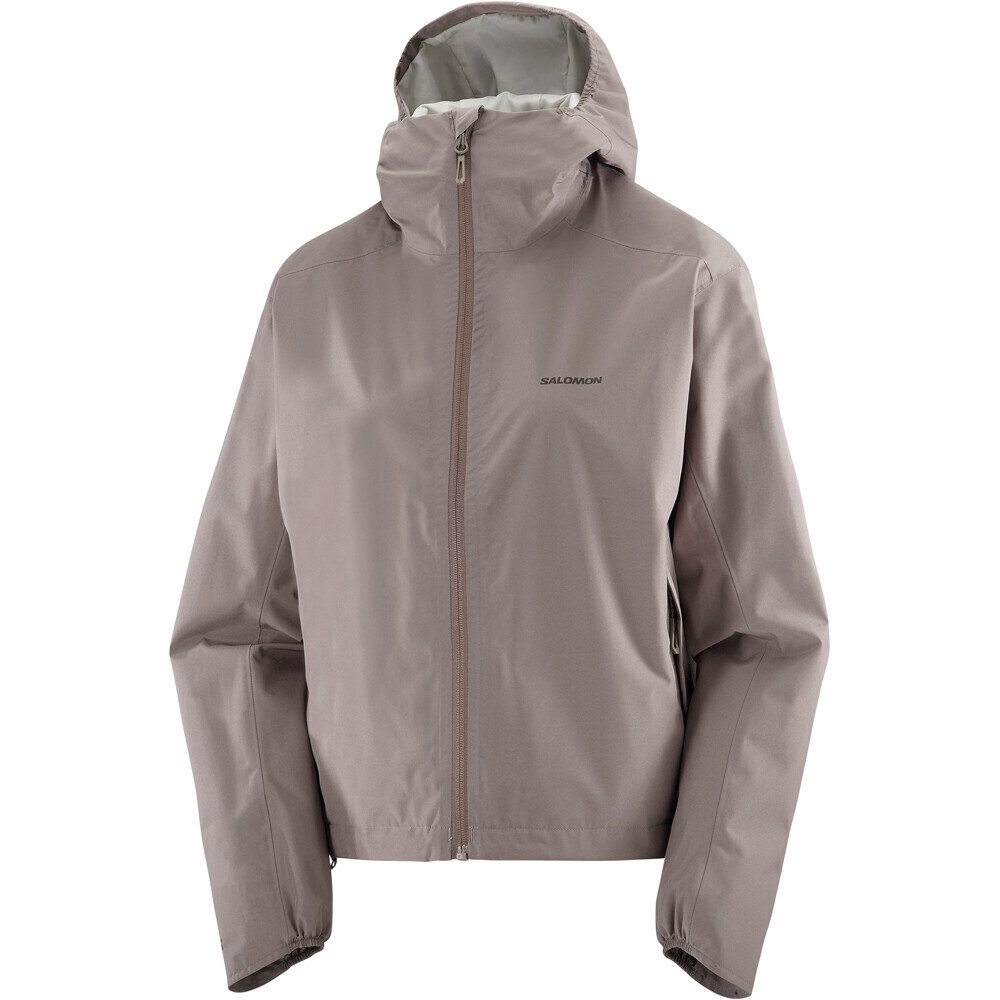 Salomon chaqueta impermeable mujer OUTSCAPE 2L NEGRO 06