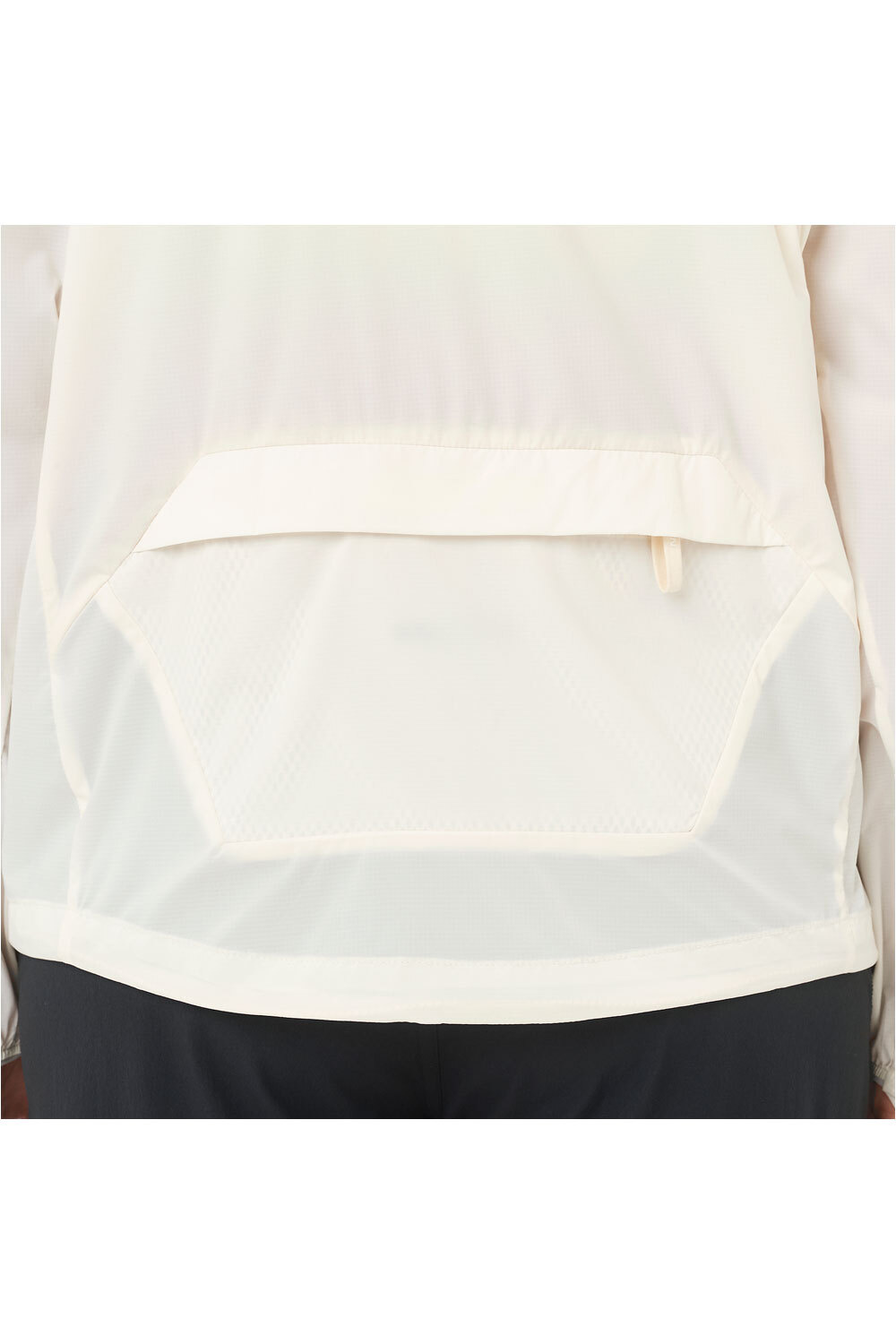 Salomon chaqueta impermeable mujer OUTWIND BLANCO 03