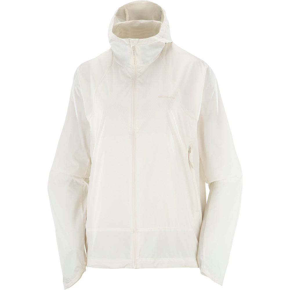 Salomon chaqueta impermeable mujer OUTWIND BLANCO 07