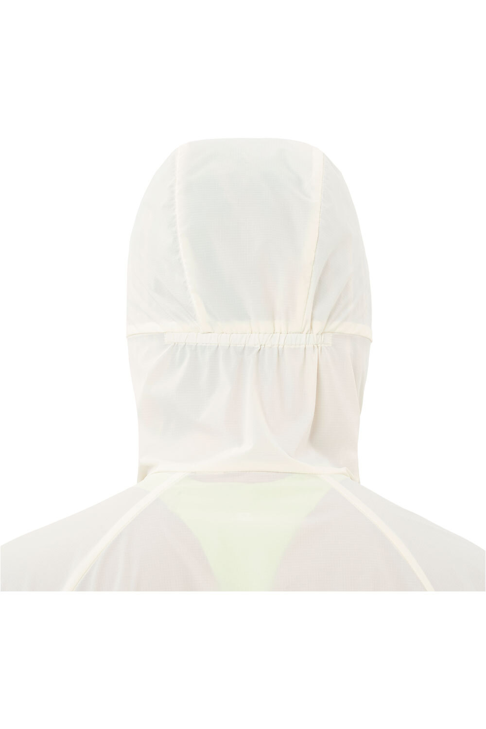 Salomon chaqueta impermeable mujer OUTWIND BLANCO vista detalle