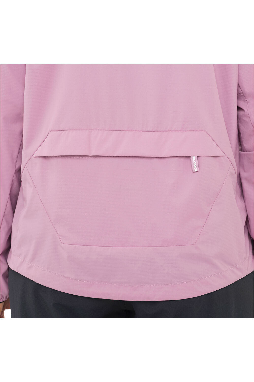 Salomon chaqueta impermeable mujer OUTWIND MORADO 03