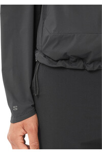 Salomon chaqueta impermeable mujer OUTWIND NEGRO 03