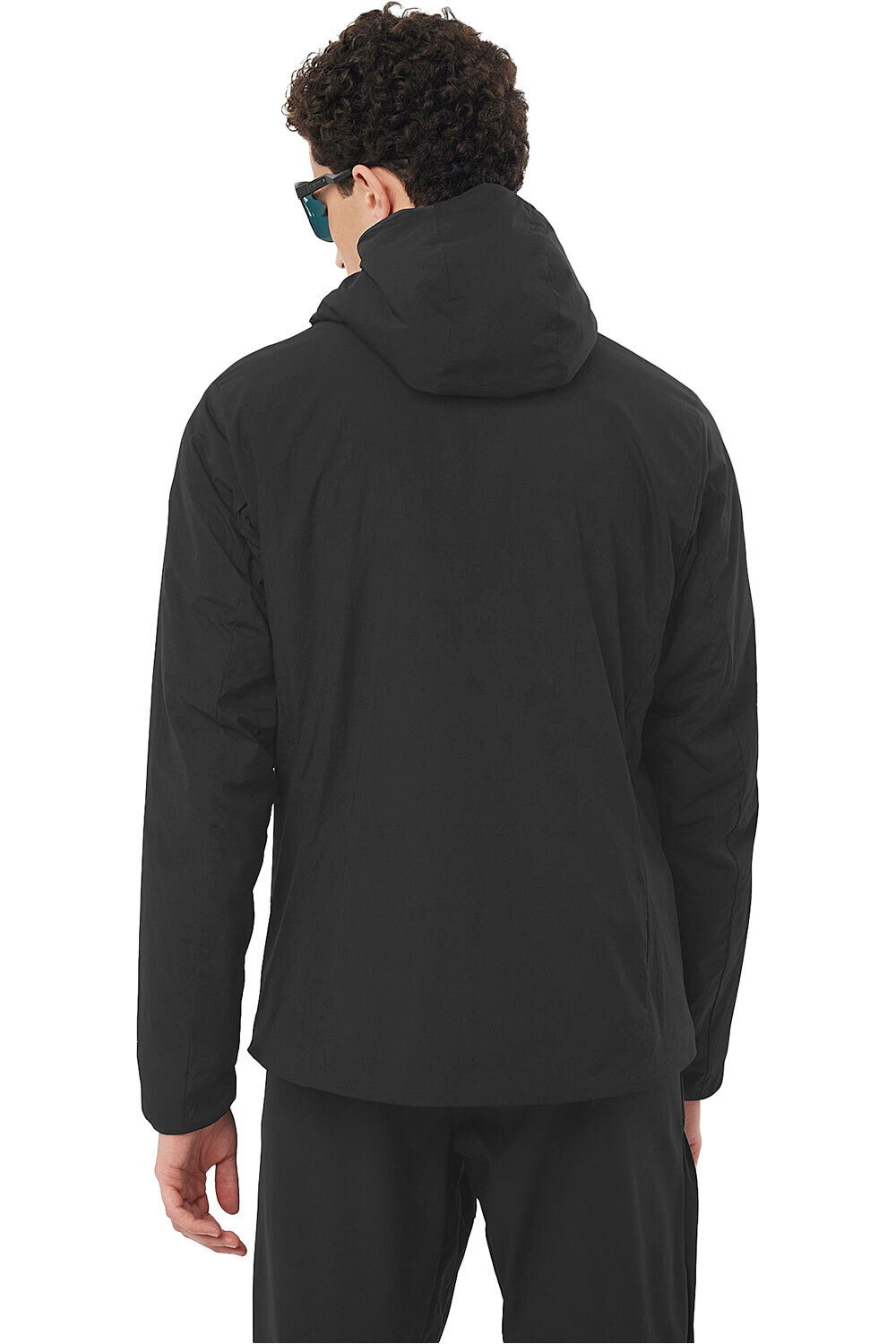 Salomon chaqueta outdoor hombre MOUNTAIN FLEX NEGRO vista trasera