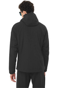 Salomon chaqueta outdoor hombre MOUNTAIN FLEX NEGRO vista trasera