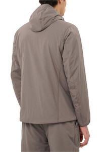 Salomon chaqueta outdoor hombre MOUNTAIN FLEX NEGRO vista trasera