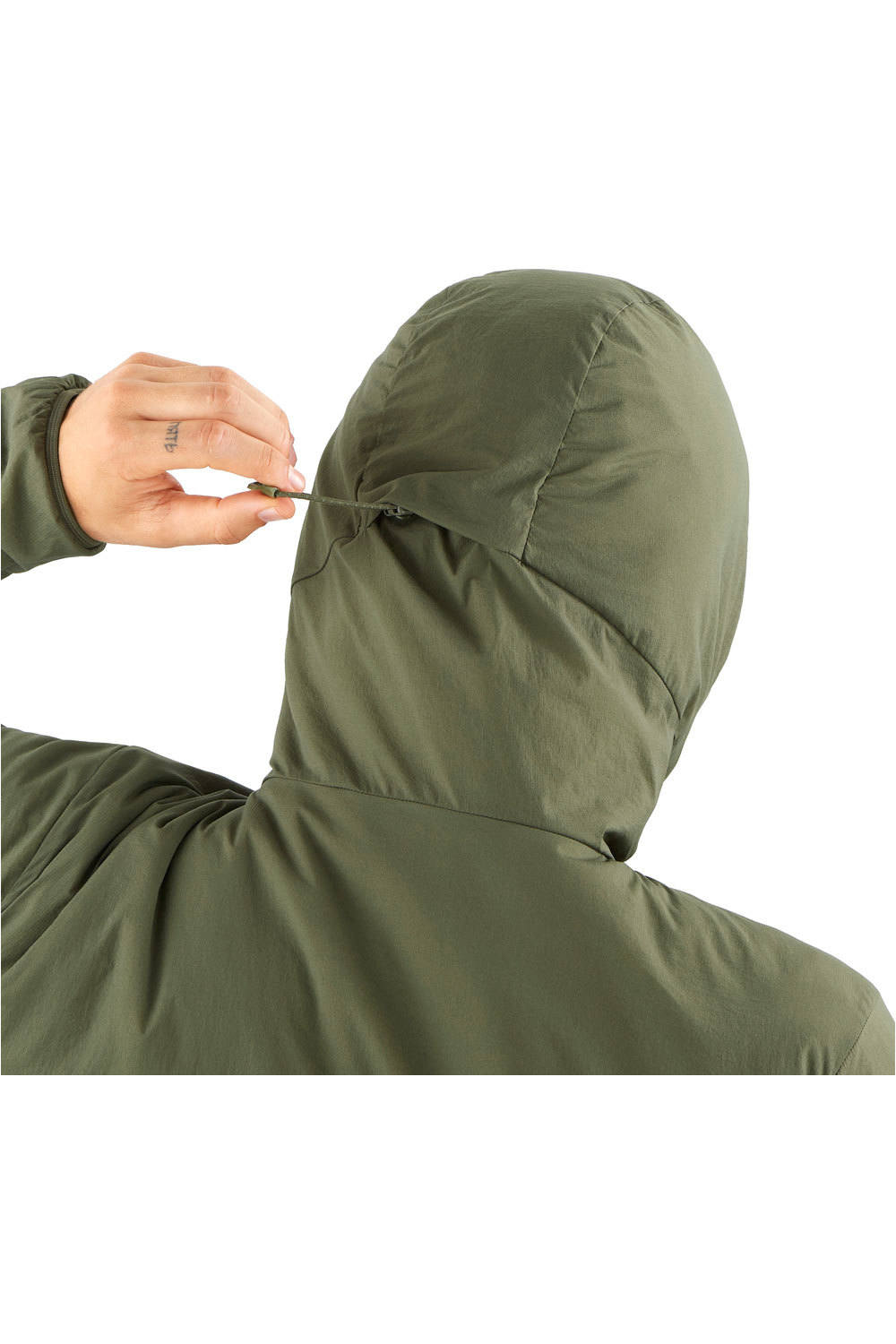 Salomon chaqueta outdoor hombre MOUNTAIN FLEX VERDE vista detalle