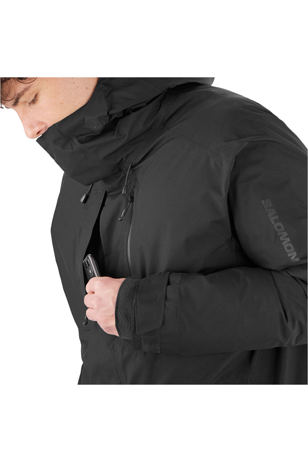 Salomon chaqueta outdoor hombre PATROLLER GORE-TEX NEGRO 03