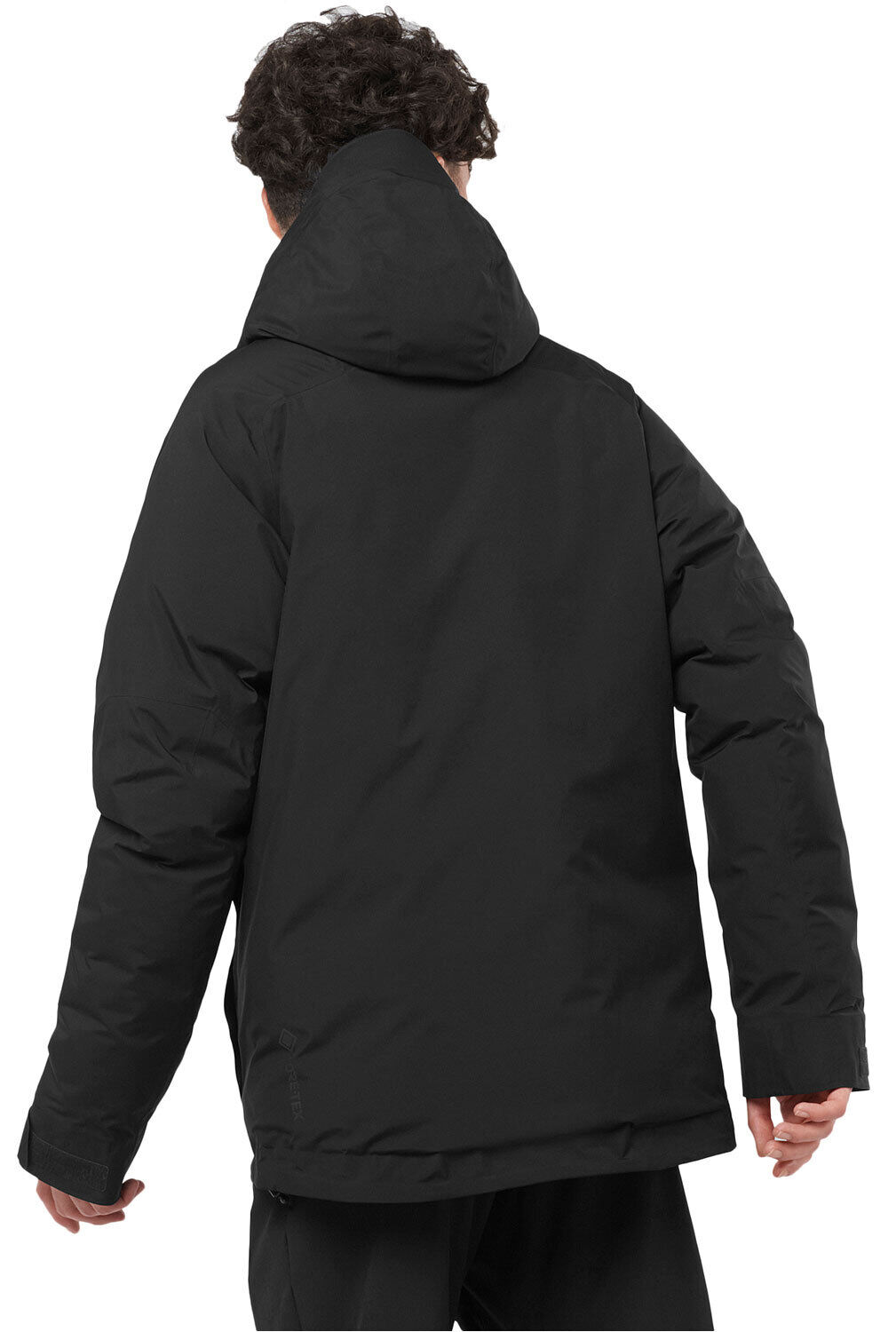 Salomon chaqueta outdoor hombre PATROLLER GORE-TEX NEGRO vista trasera