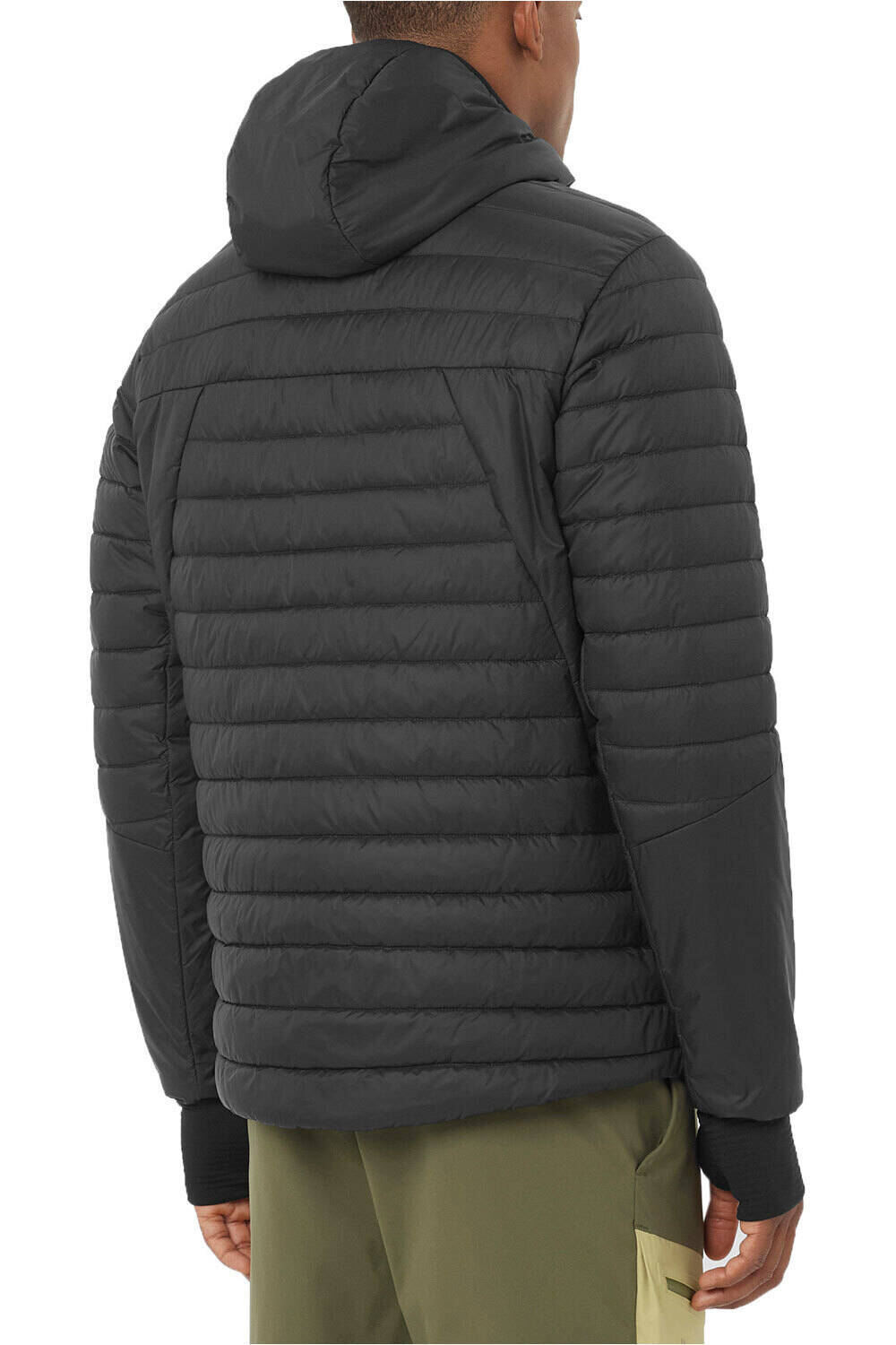 Salomon chaqueta outdoor hombre RFLX HD NEGRO vista trasera