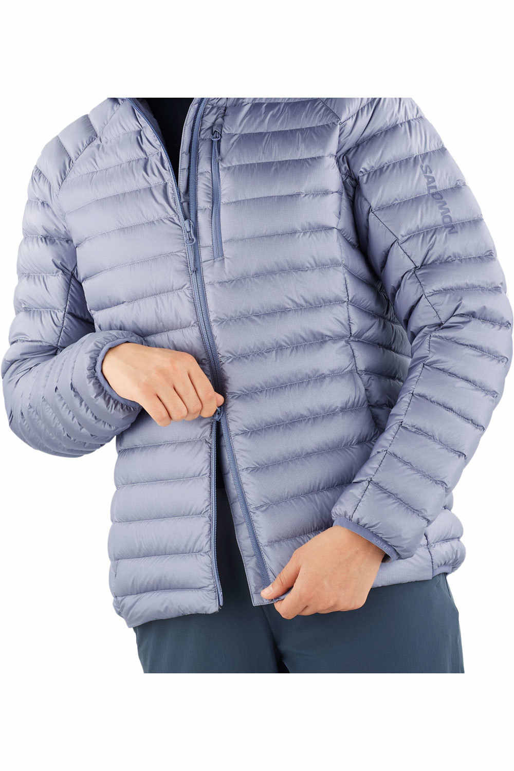 Salomon chaqueta outdoor mujer ELIXIR MICRO DOWN AZUL 05