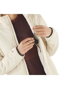 Salomon chaqueta outdoor mujer MOUNTAIN FLEX MARRON vista detalle