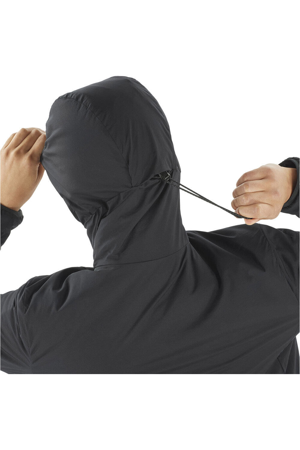 Salomon chaqueta outdoor mujer MOUNTAIN FLEX NEGRO vista detalle