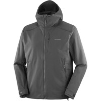 Salomon chaqueta softshell hombre OUTPEAK NEGRO vista detalle