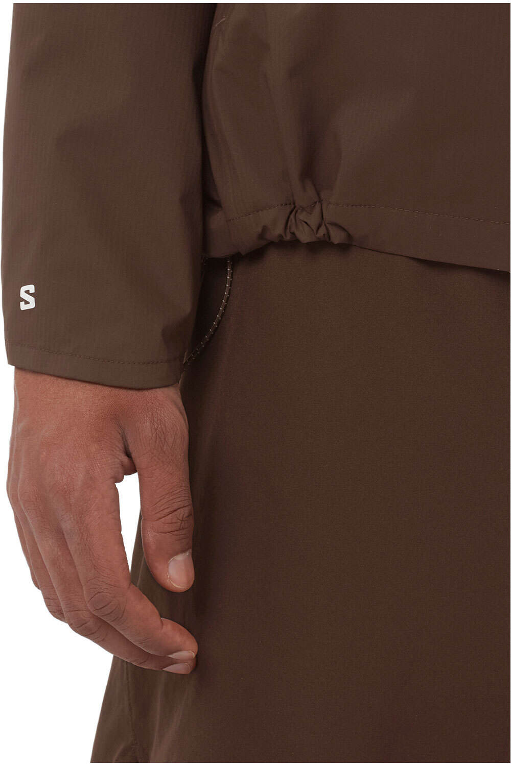 Salomon CHAQUETA TRAIL RUNNING HOMBRE BONATTI WATERPROOF MARRON 03
