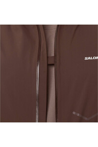 Salomon CHAQUETA TRAIL RUNNING HOMBRE BONATTI WATERPROOF MARRON 05