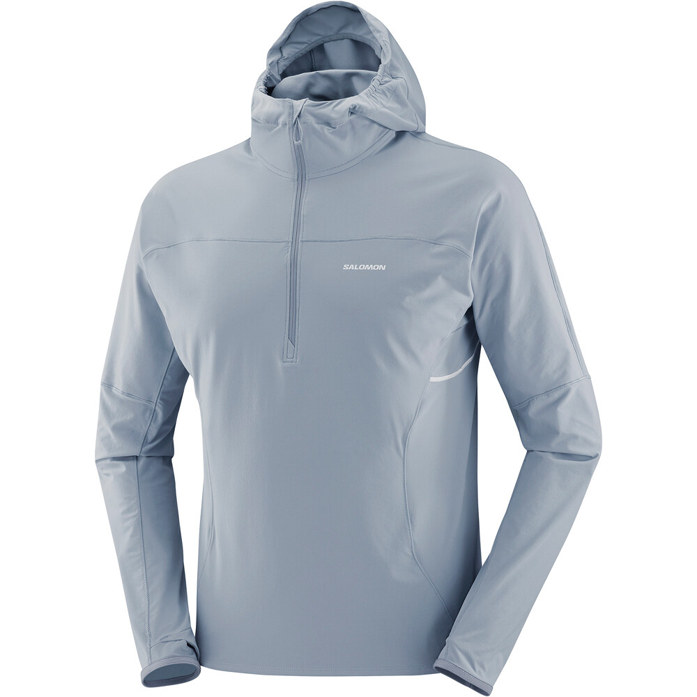 Salomon CHAQUETA TRAIL RUNNING HOMBRE SENSE AERO HYBRID AZUL 05