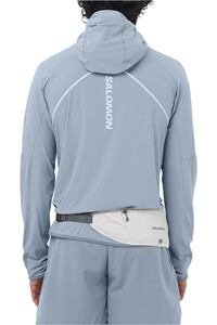 Salomon CHAQUETA TRAIL RUNNING HOMBRE SENSE AERO HYBRID AZUL vista trasera