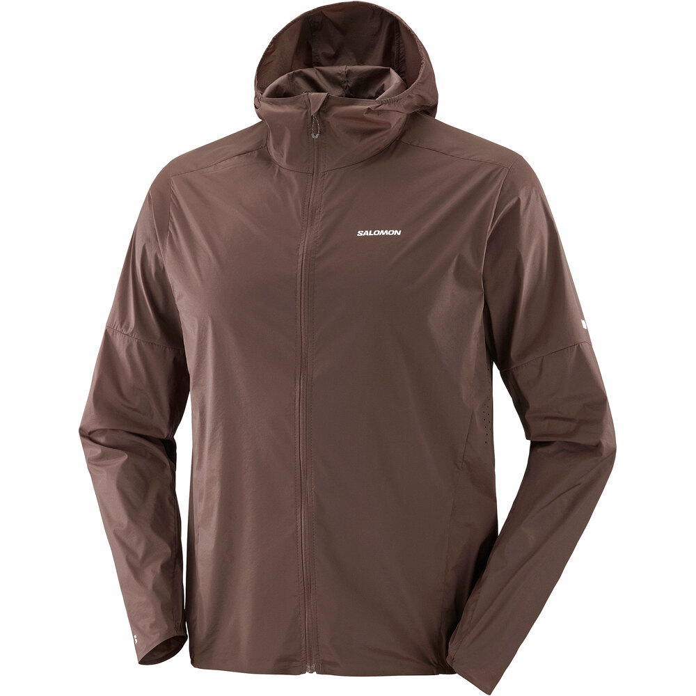 Salomon CHAQUETA TRAIL RUNNING HOMBRE SENSE AERO WIND MARRON 04