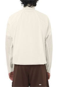 Salomon CHAQUETA TRAIL RUNNING HOMBRE SHKOUT FLY BLANCO vista trasera