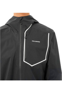 Salomon CHAQUETA TRAIL RUNNING MUJER BONATTI PRO NEGRO vista detalle
