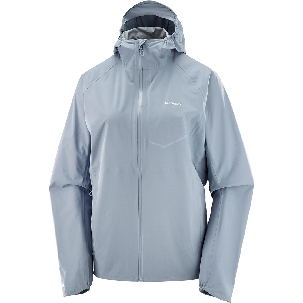 Salomon CHAQUETA TRAIL RUNNING MUJER BONATTI WATERPROOF AZUL 06