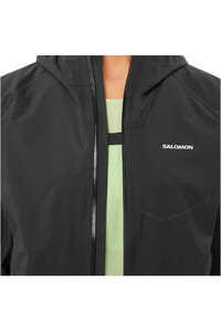 Salomon CHAQUETA TRAIL RUNNING MUJER BONATTI WATERPROOF NEGRO 05
