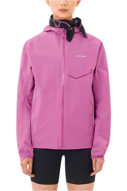 Salomon CHAQUETA TRAIL RUNNING MUJER BONATTI WATERPROOF ROSA
