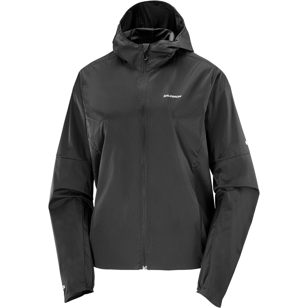 Salomon CHAQUETA TRAIL RUNNING MUJER SENSE AERO WIND NEGRO 04