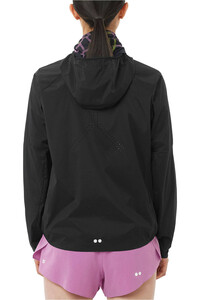 Salomon CHAQUETA TRAIL RUNNING MUJER SENSE AERO WIND NEGRO vista trasera