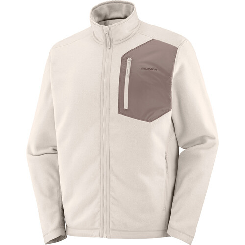 Salomon forro polar hombre CHROMA FLEECE GRIS