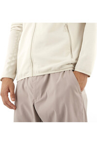 Salomon forro polar hombre ESSENTIAL LIGHTWARM BLANCO 04