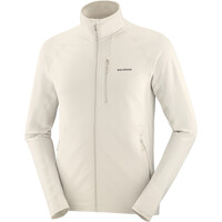 Salomon forro polar hombre ESSENTIAL LIGHTWARM BLANCO 06