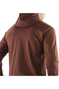 Salomon forro polar hombre OUTLINE ROJO 05