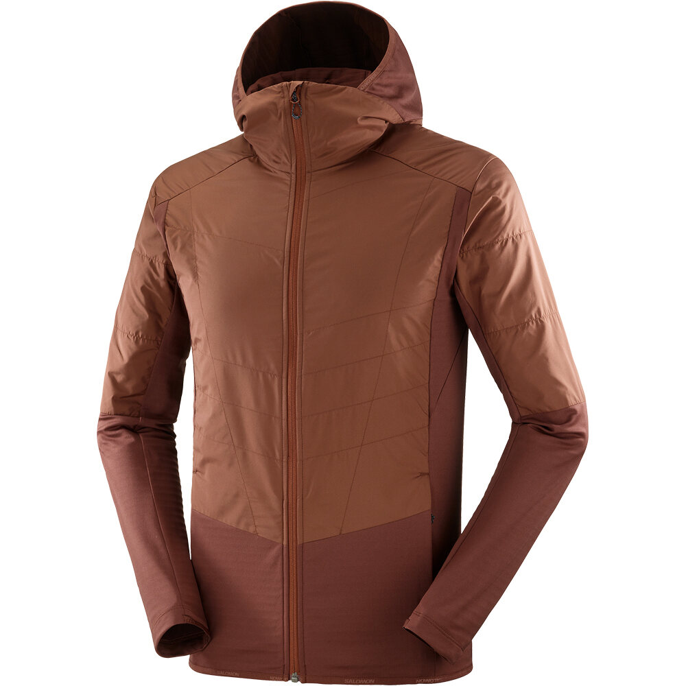Salomon forro polar hombre OUTLINE ROJO 06