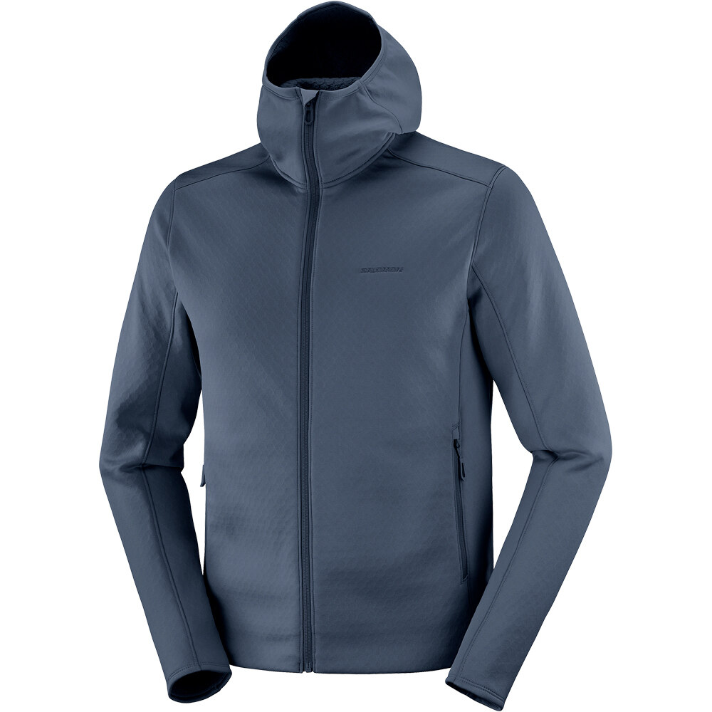 Salomon forro polar hombre OUTLINE WARM AZUL 04