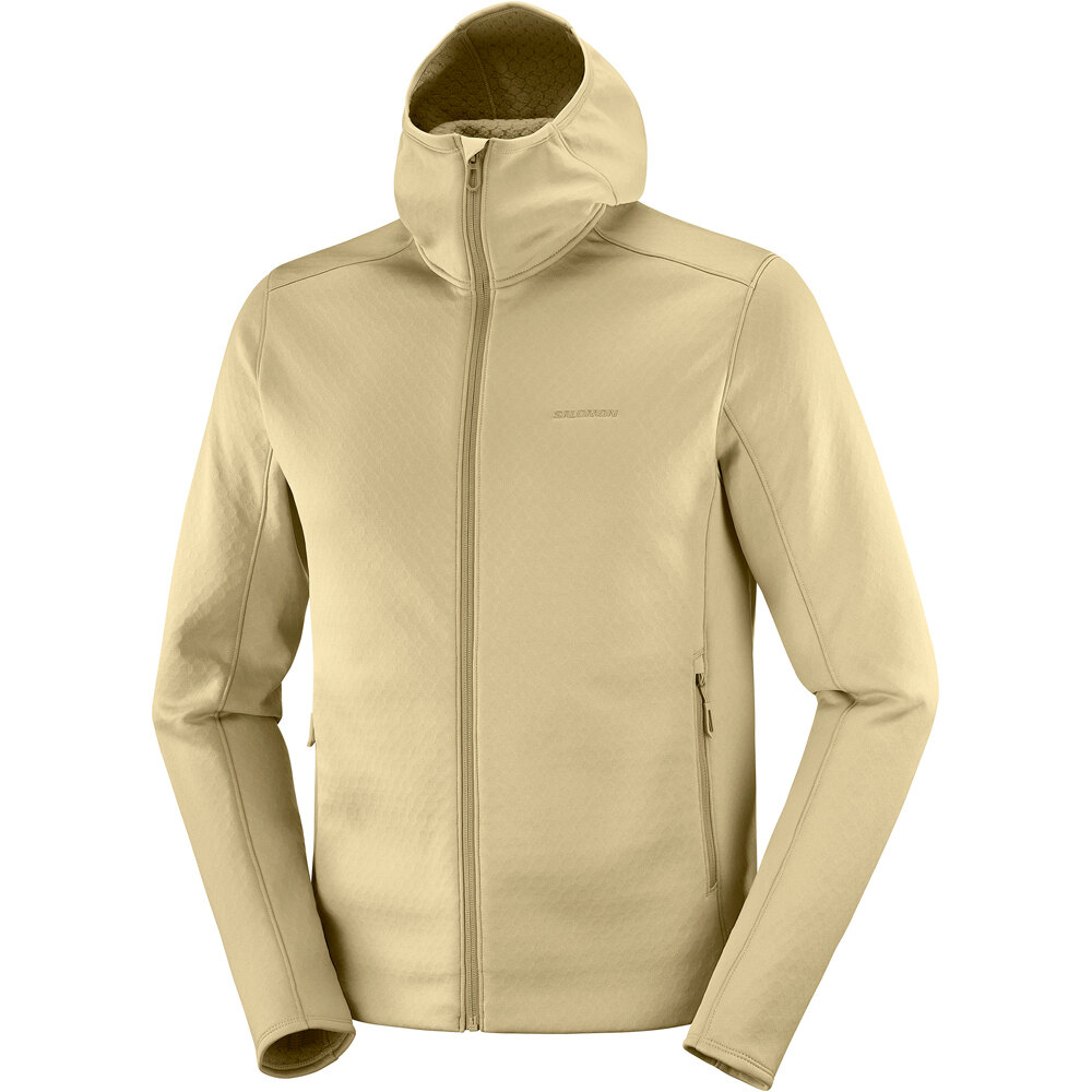 Salomon forro polar hombre OUTLINE WARM VERDE 05