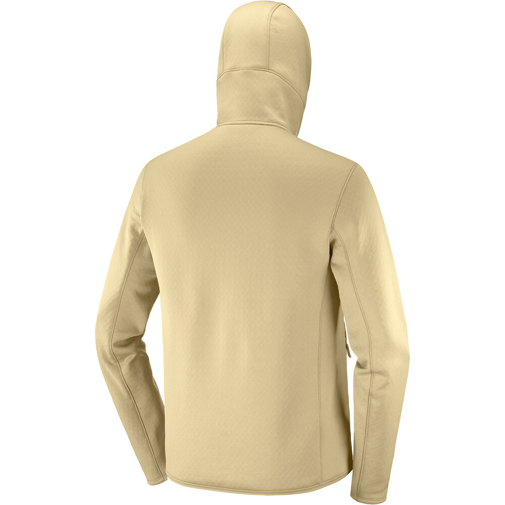 Salomon forro polar hombre OUTLINE WARM VERDE 06